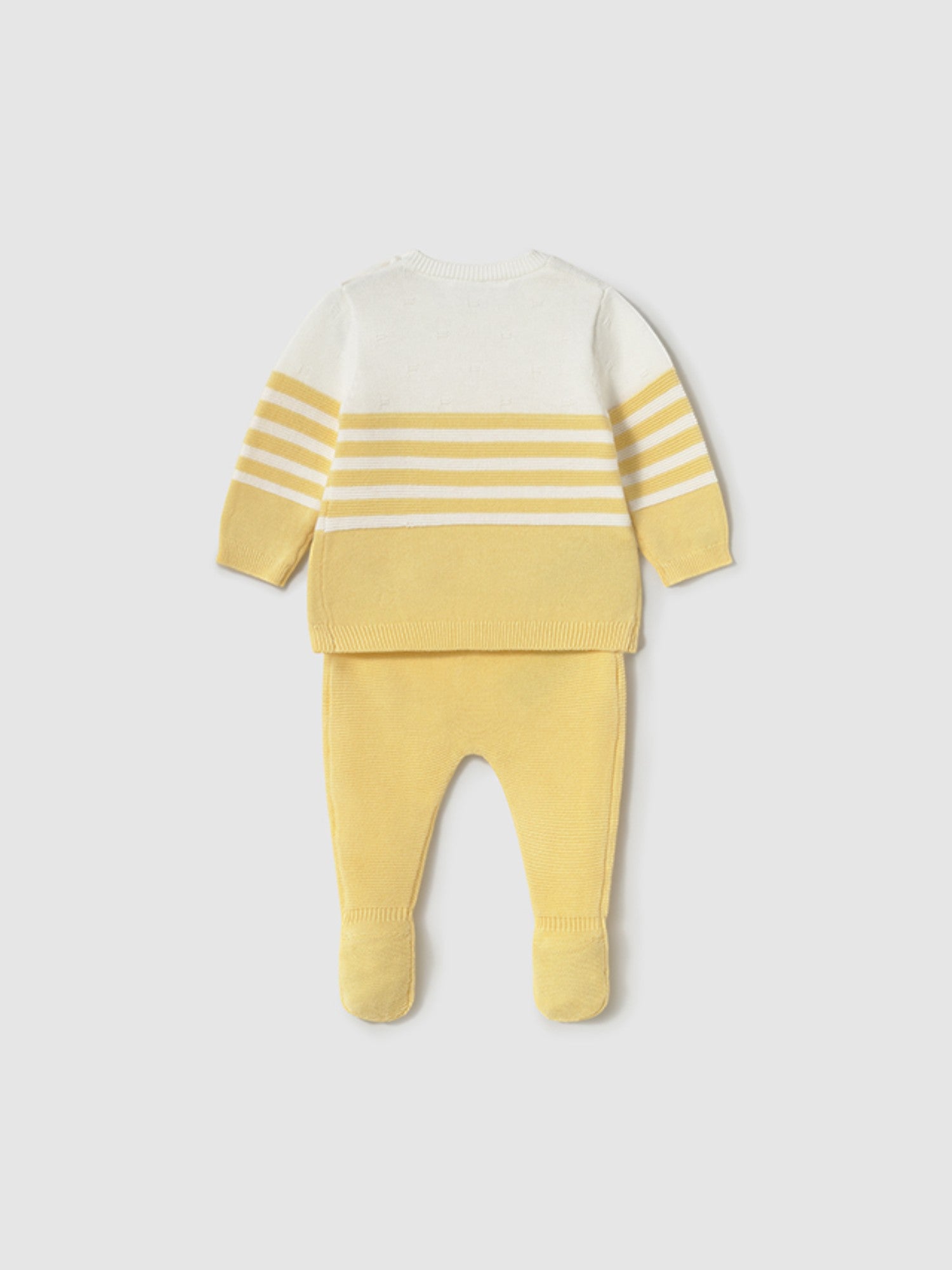 Completo ghettina maglia Neonato GIALLO 1556 /G