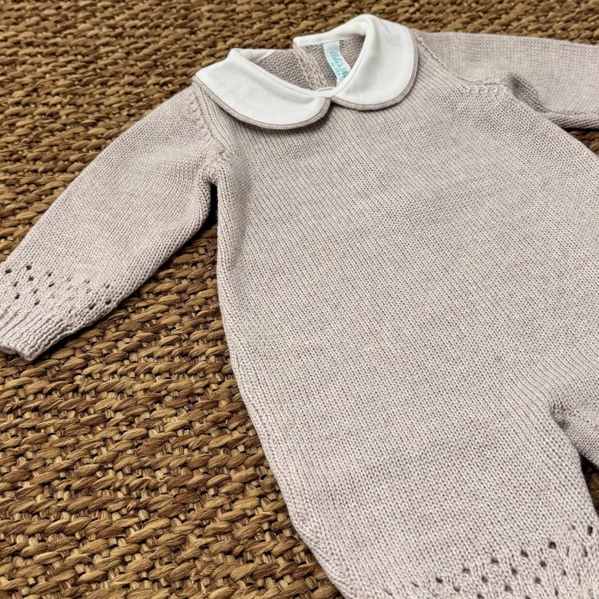 Beige Baby Romper T80L