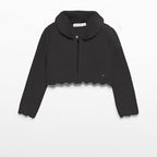 Cardigan tricot colletto pell Bimba Nero 5834/80 -  NANU' BABY