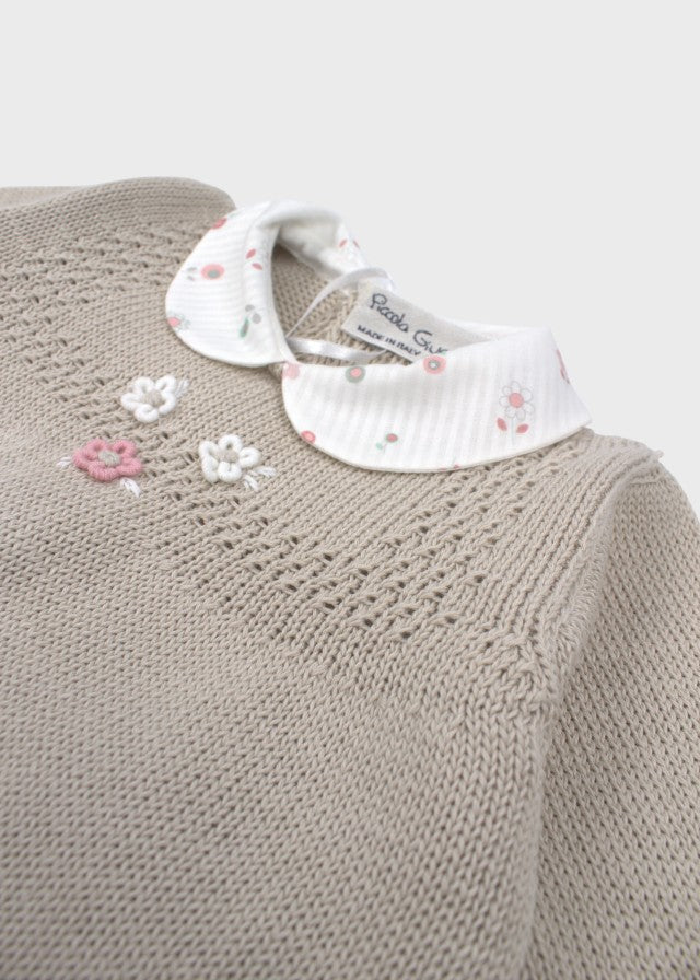 NAIME/CN-T Floral Embroidery Birth Set