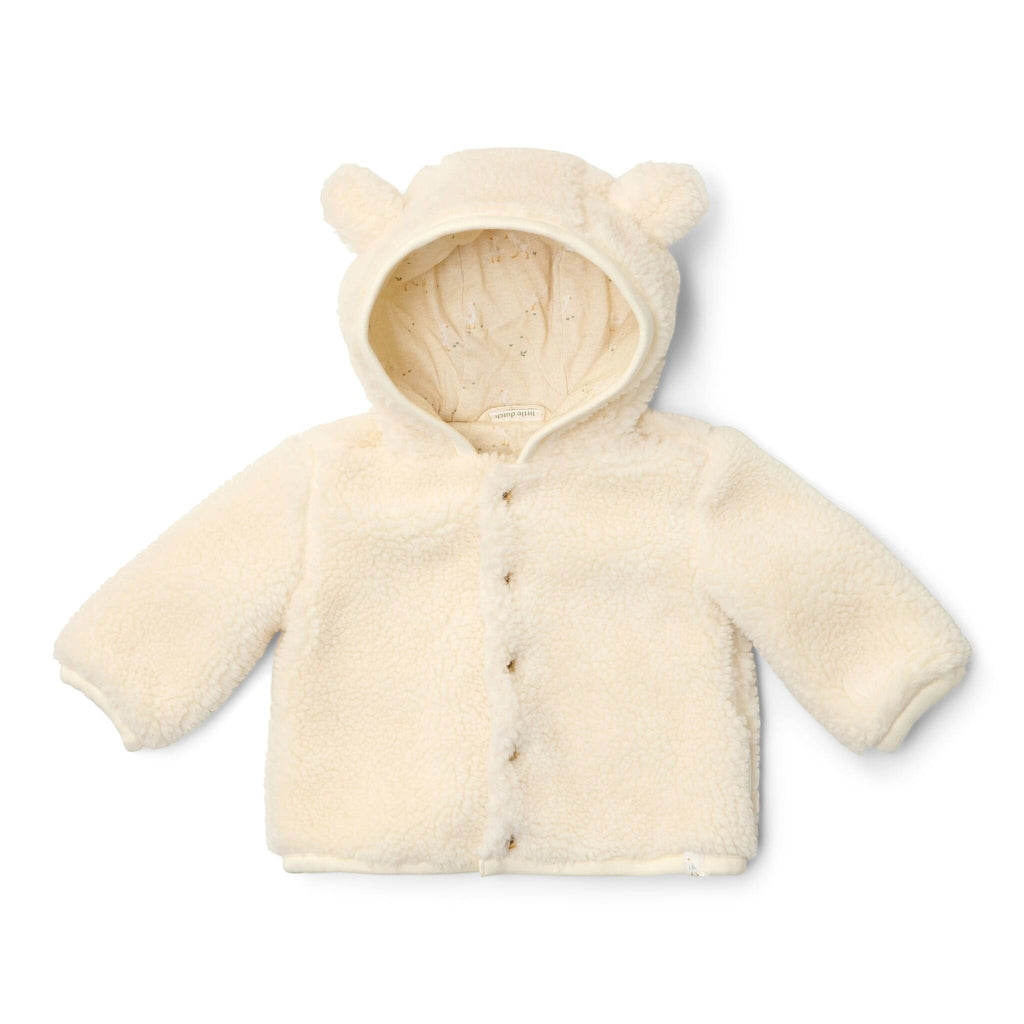 Weiße Teddyjacke für Mädchen CL25092111