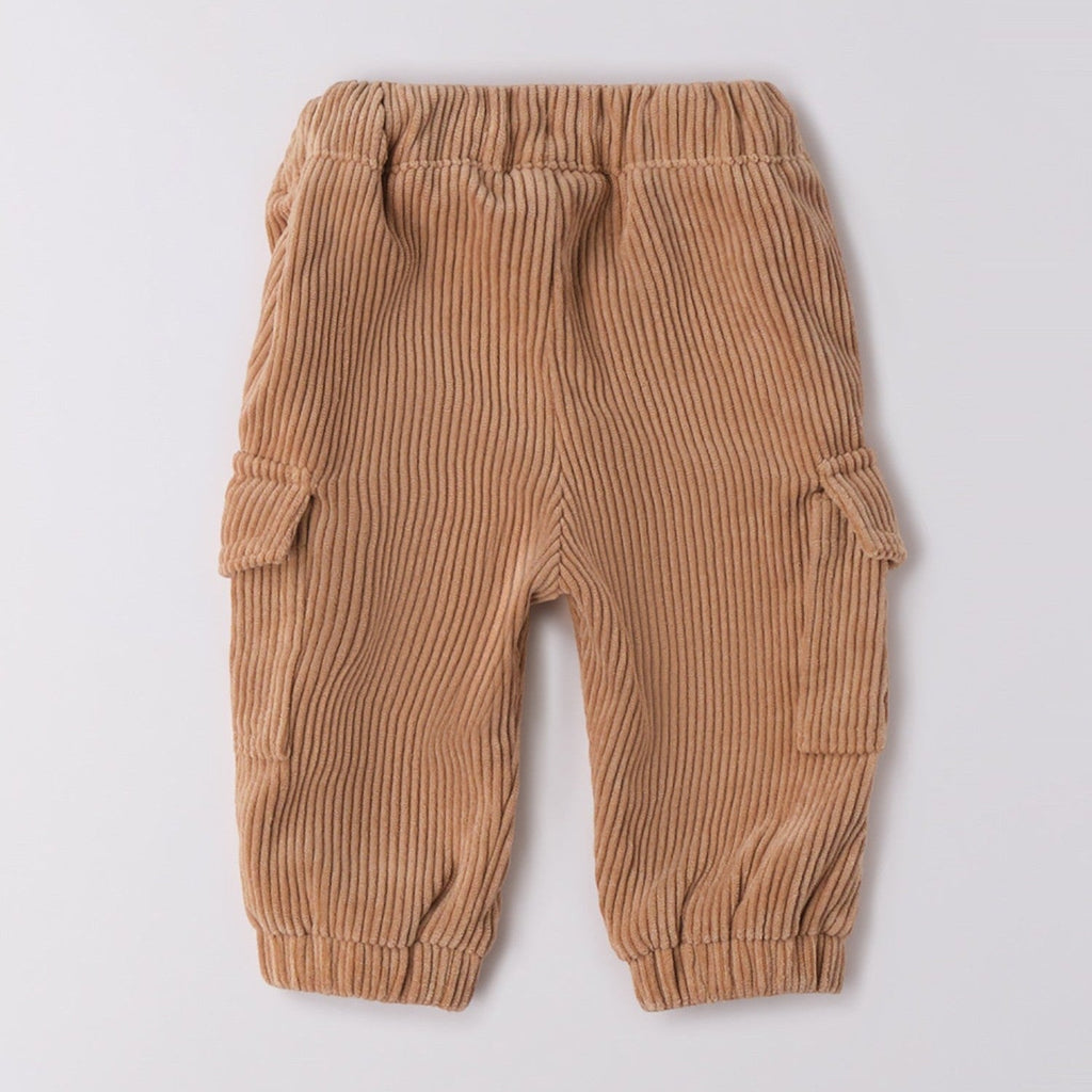Pantalone Tessuto Navetta Lungo Bimbo Beige 3F627/945 -  NANU' BABY