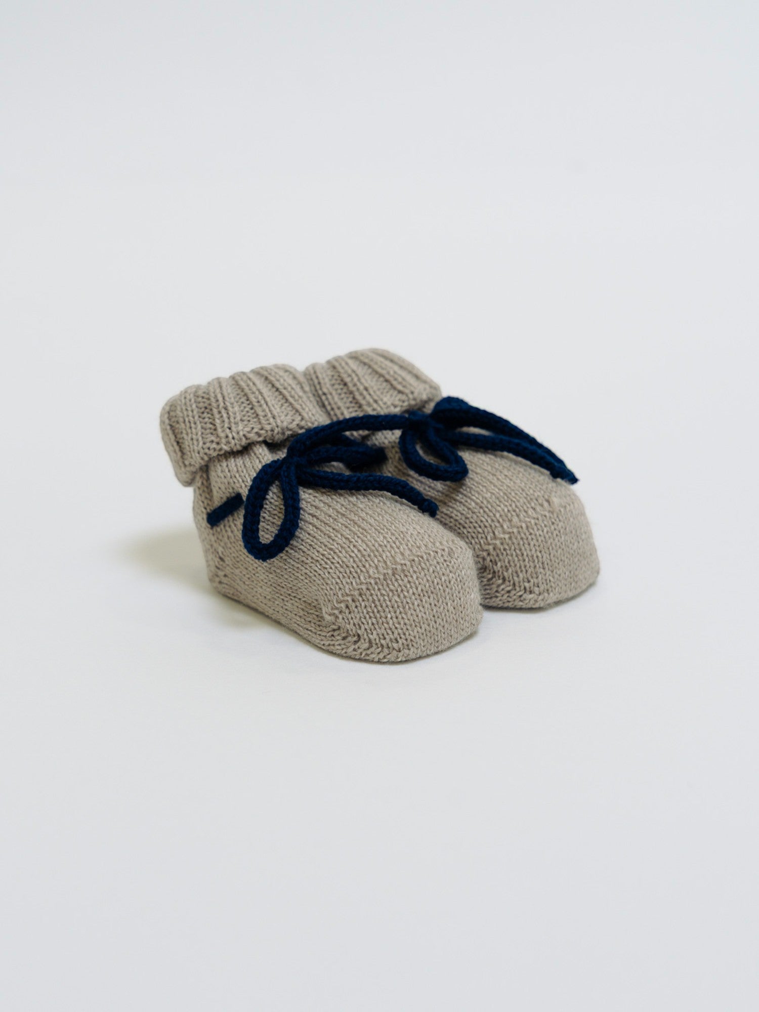 Babbucce Righe Neonato AVORIO RIGHE 706 -  NANU' BABY