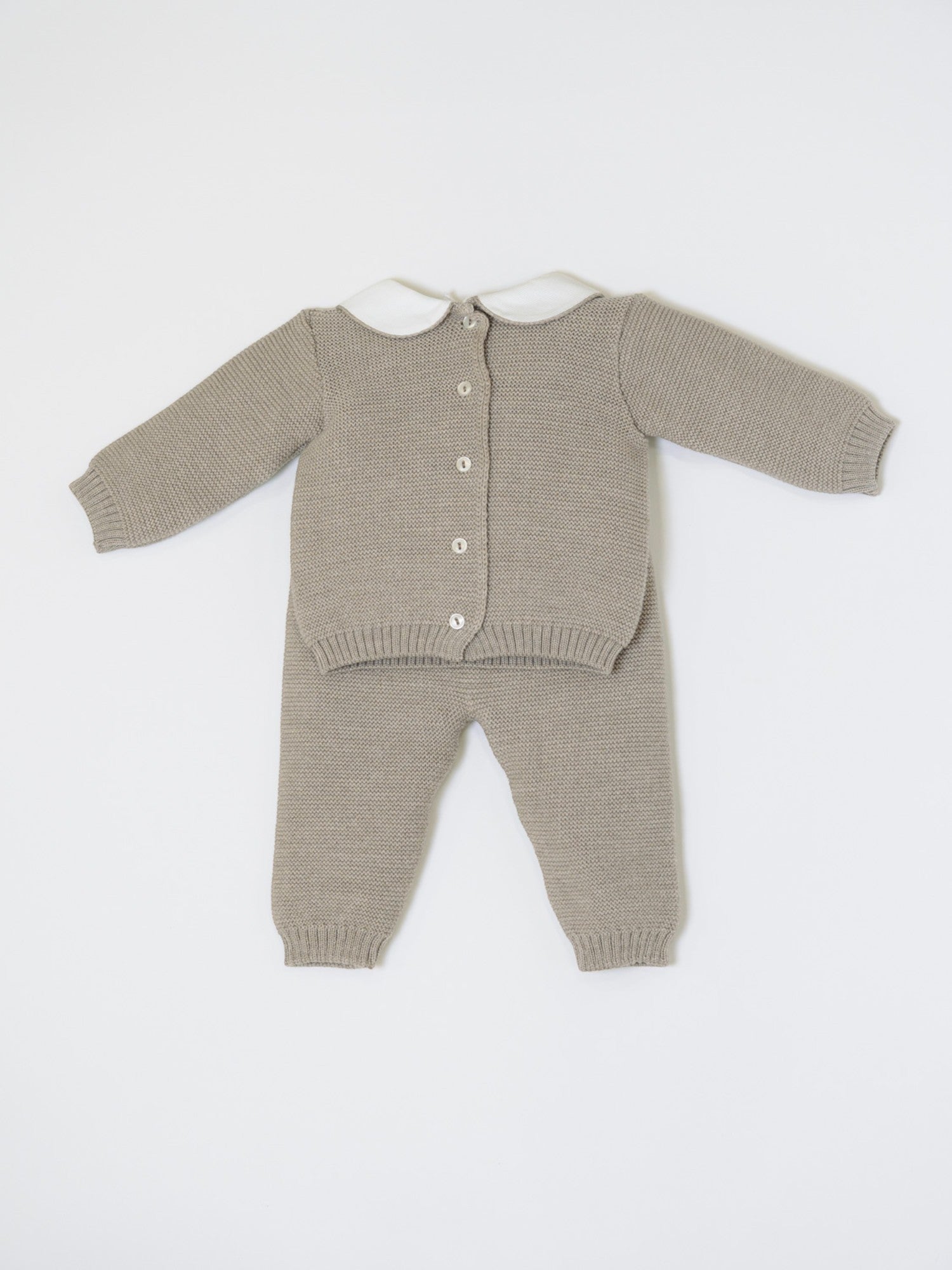 Completo nascita Braiding Neonato ECRU BRAIDING 516/E -  NANU' BABY