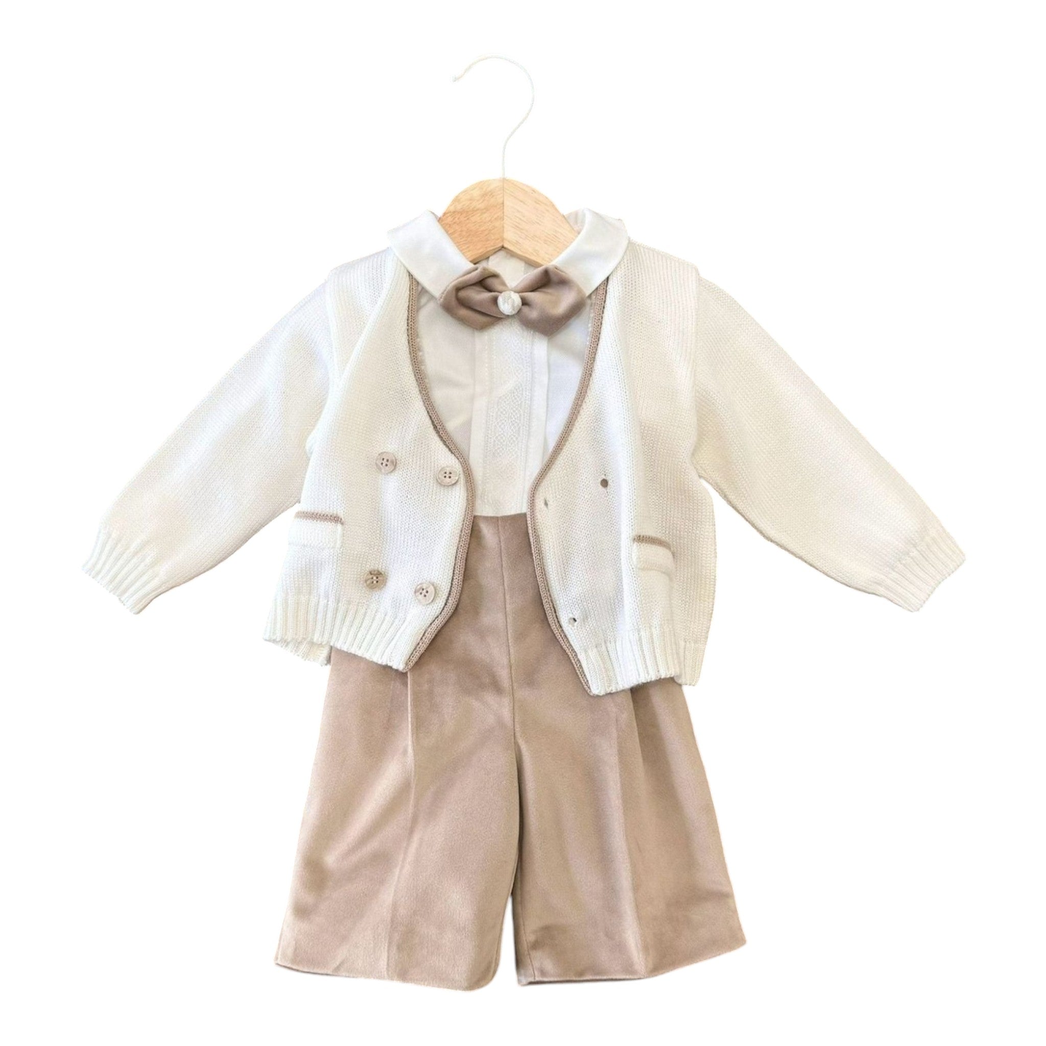 Boy's Ceremony Outfit, Vanilla Color, IK20160BIS