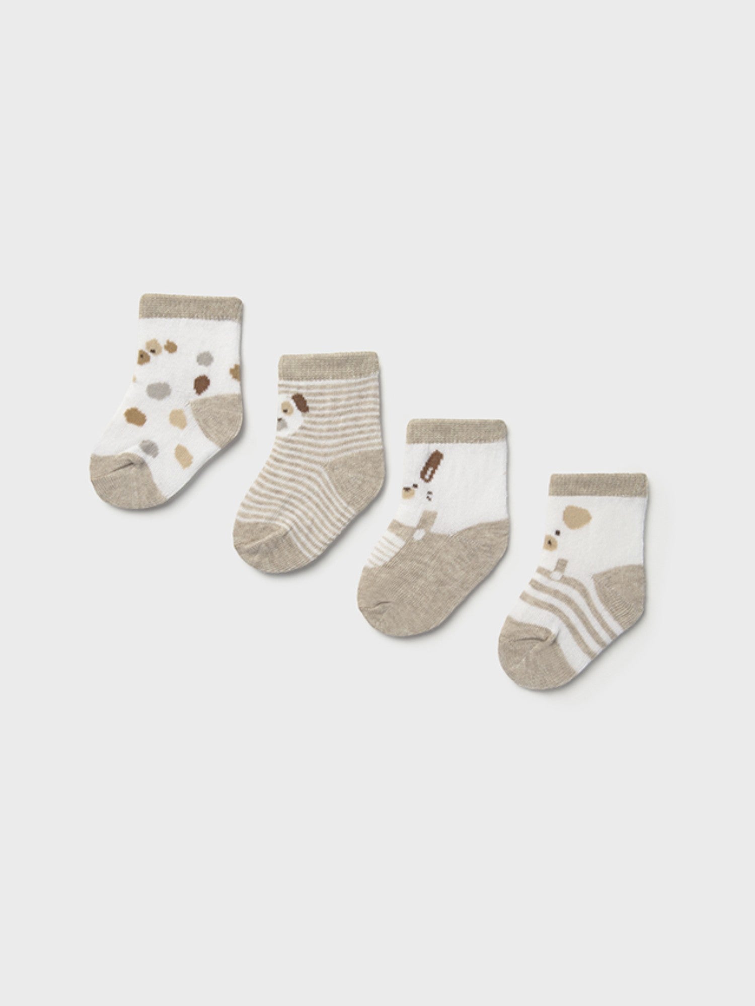 Set 4 calze  AVORIO