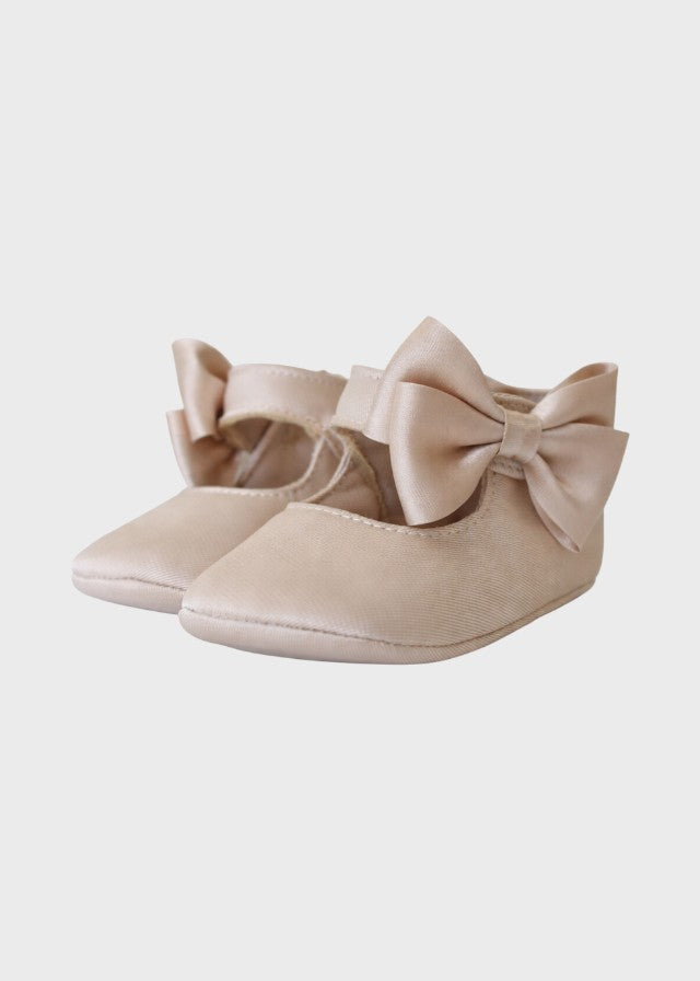 Beige Taft-Satin-Ballerina SF4116/T0988/B