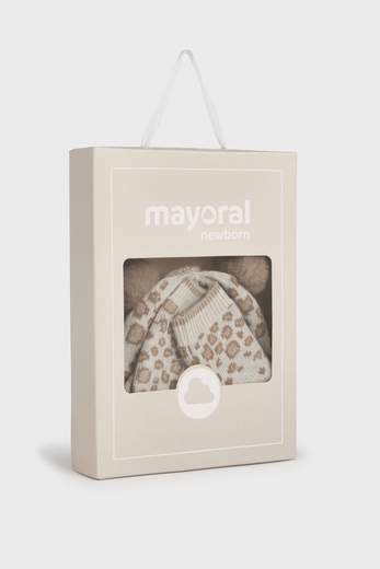 Completo cappello e manopole  LATTE 9668-