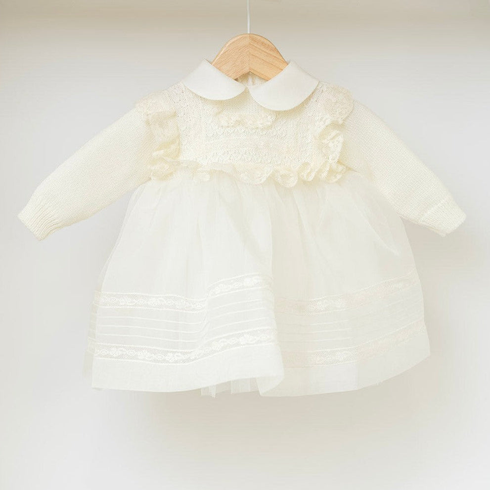 Abito Cerimonia Bimba AVORIO MARIANNA/VC -  NANU' BABY
