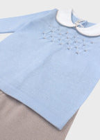 Completo Cotone Smock Cielo NIDO/584-C