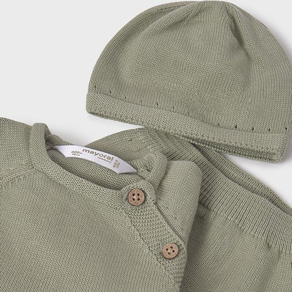 Grünes Neugeborenen-Geburtsset 9981/42