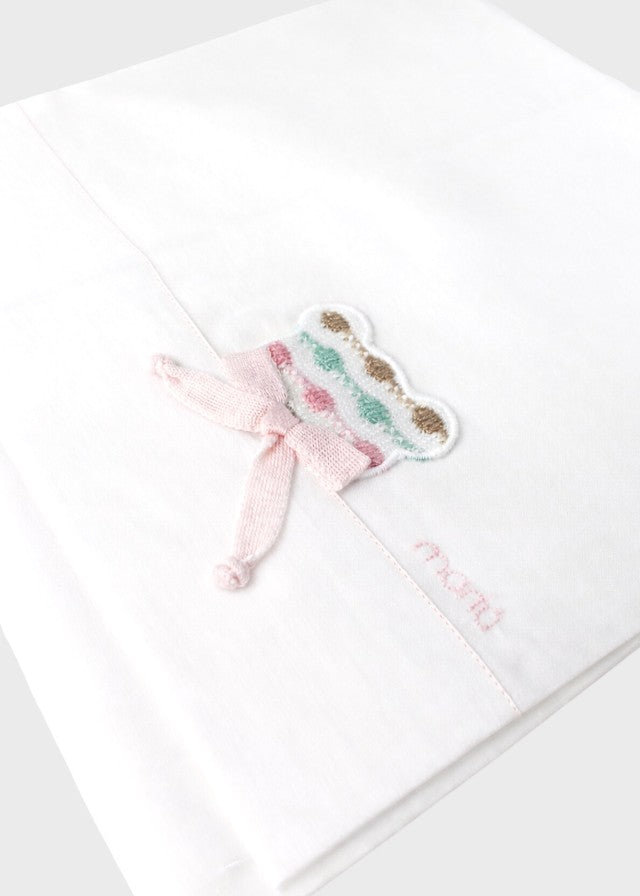 Set Lenzuolino Bianco Rosa EK51LE/R