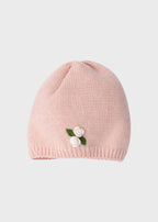 Baumwollkappe mit rosa Blumen CA29/7001