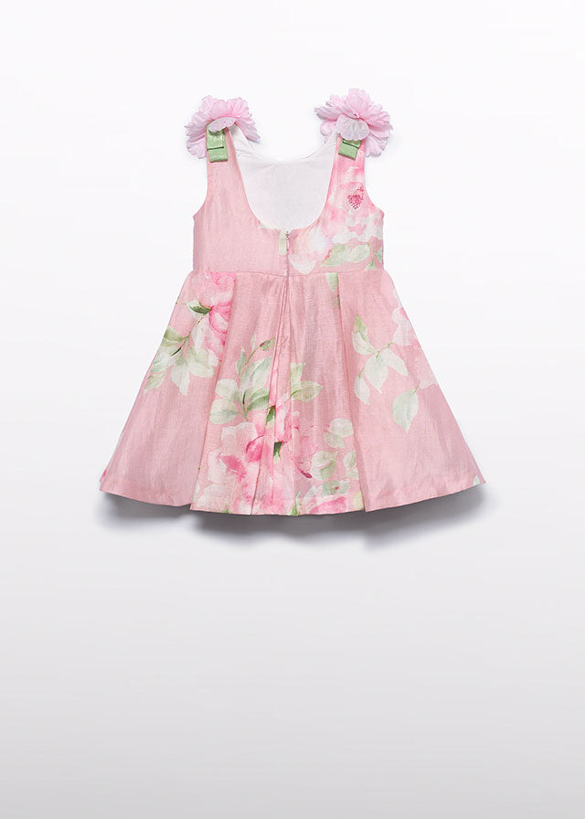 Abito Stampa Floreale Rosa 5033/6