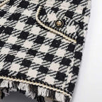 Bermuda vichy lustrini Bimba Nero 5716/8 -  NANU' BABY