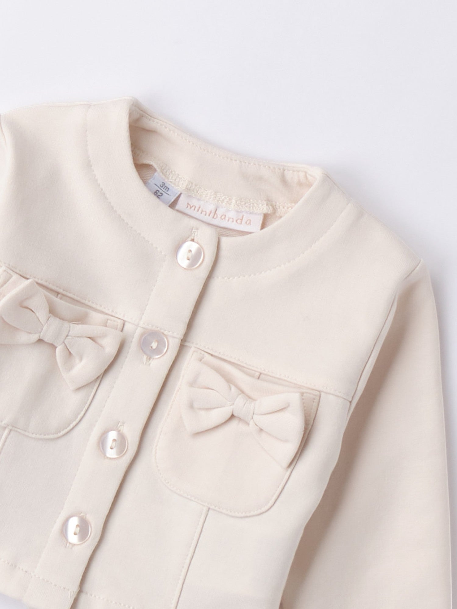 Felpa Aperta Bimba BEIGE 3B702/0227