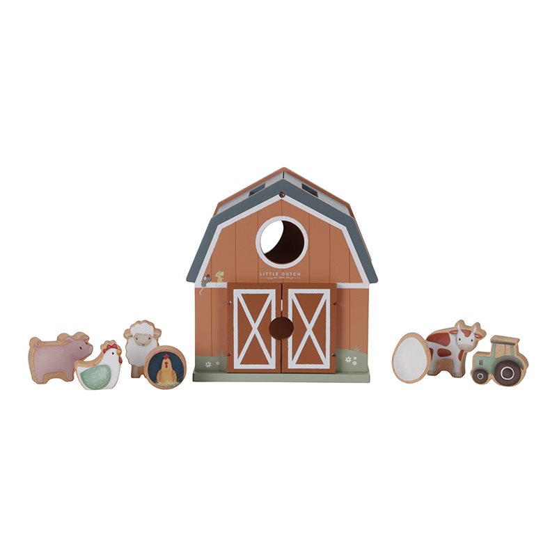 Piccola fattoria con selezionatore di forme  MULTICOLORE LD7147