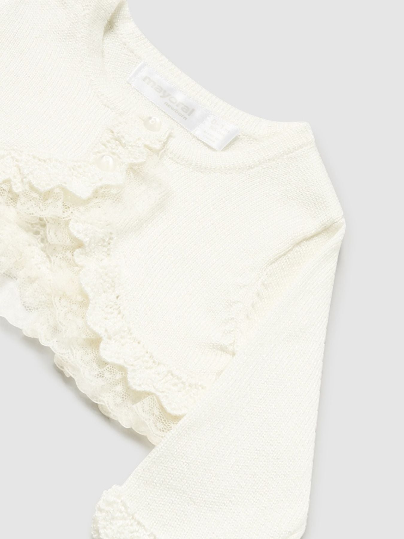 Cardigan cerimonia Bimba ECRU 1377