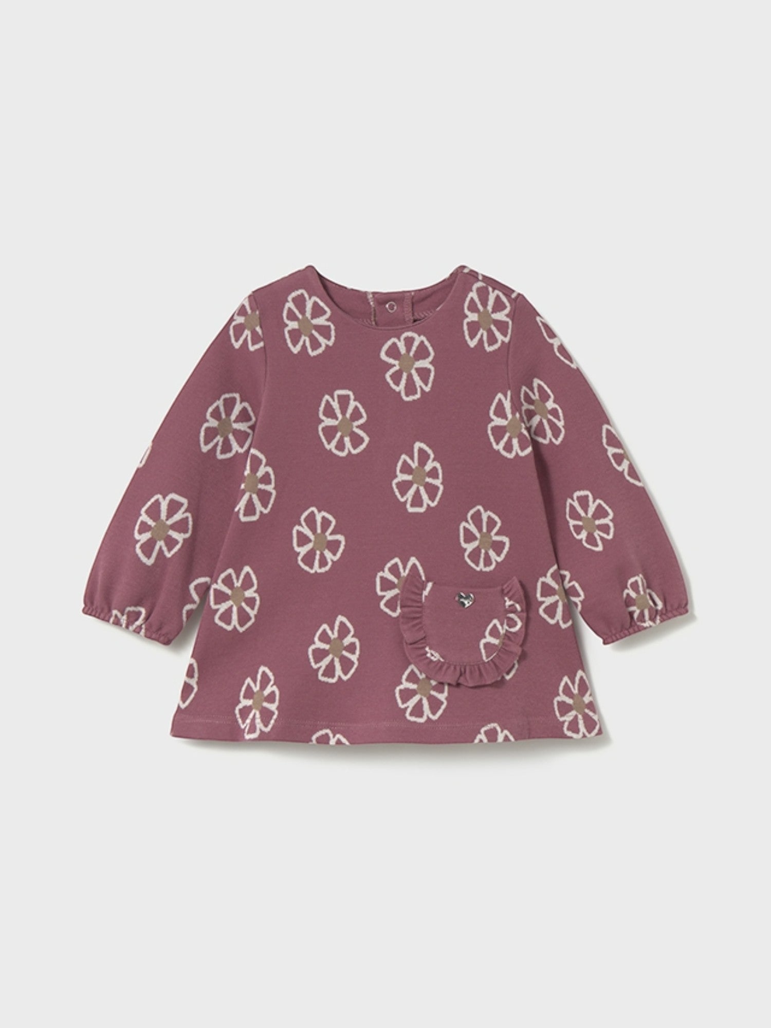 Abito punto jacquard Bimba Rosa 2918/49 -  NANU' BABY