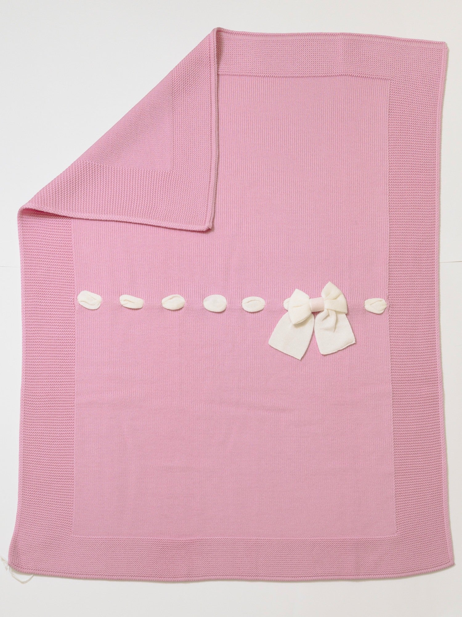 Coperta Flake Neonata ROSA FLAKE 100/F -  NANU' BABY