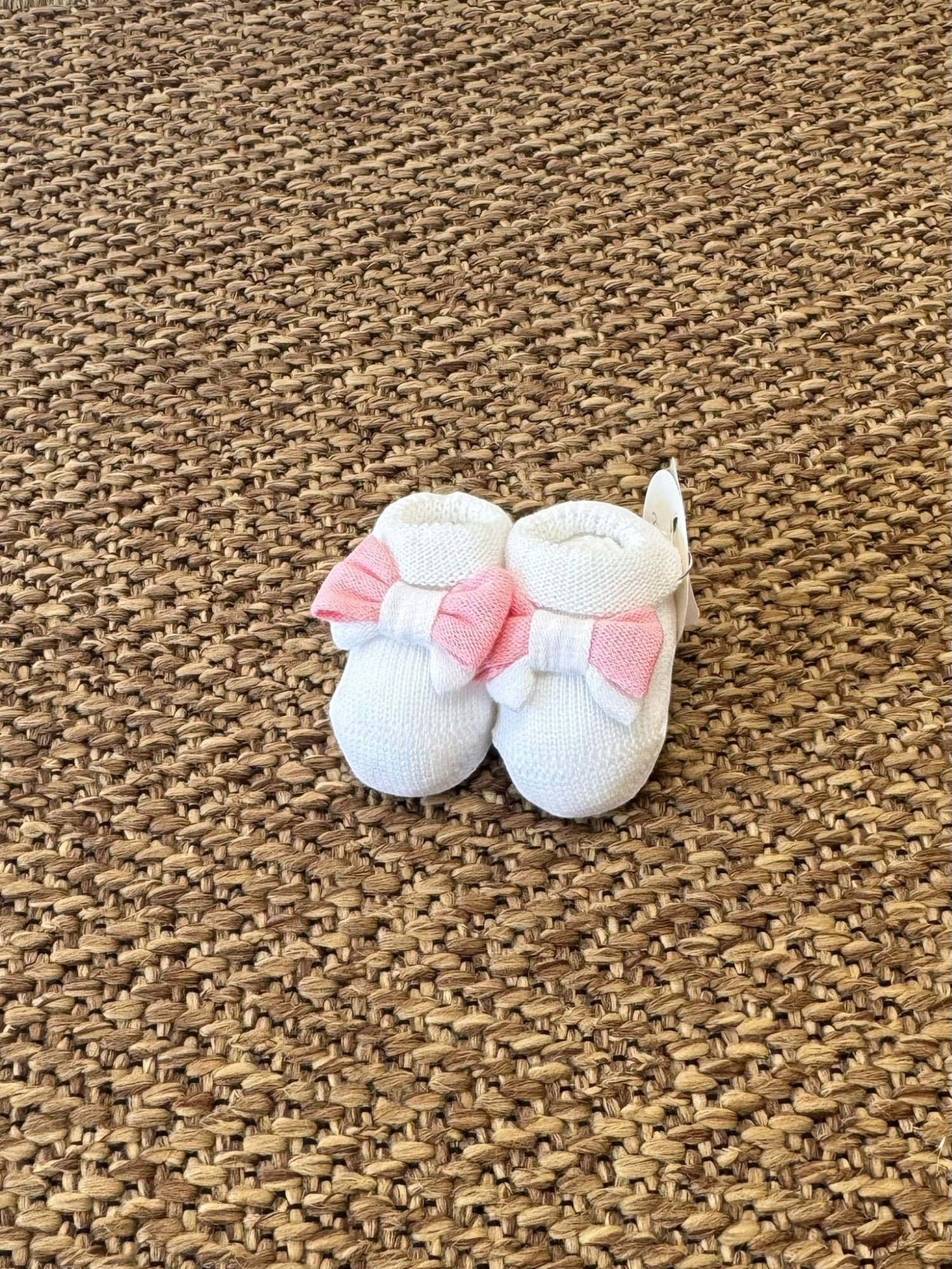 Babbucce Neonata BIANCO FIOCCHI/766-B