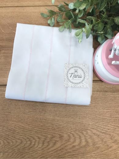 Lenzuolino 2 pezzi Neonata Rosa 124/R