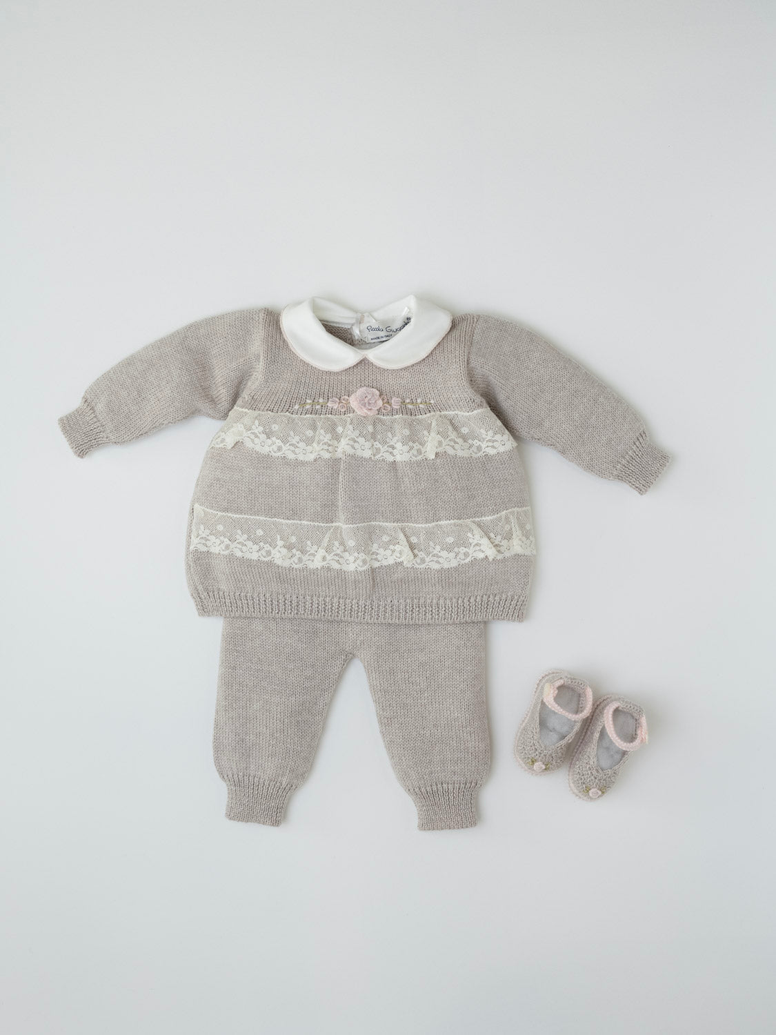 Tutina e Babbucce Neonata TORTORA CLAUDIA/CN-T -  NANU' BABY