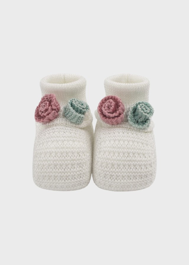 Babbucce Cotone Roselline Melograno EK17S