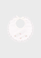 Pfirsichrosa Baumwoll-Lätzchen EK13BAV