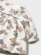 Girl's Dress, Light Blue, 2814/87