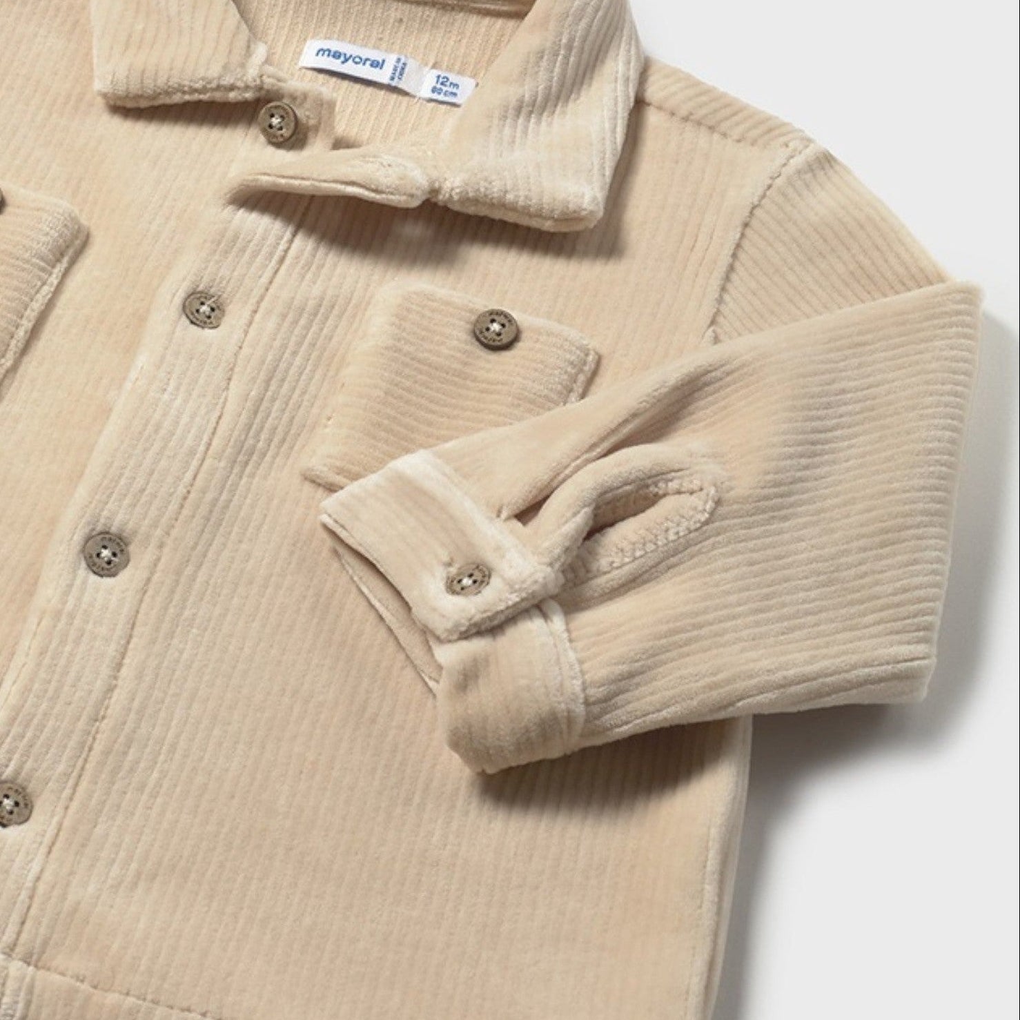 Camicia Bimbo Beige 2105/51 -  NANU' BABY