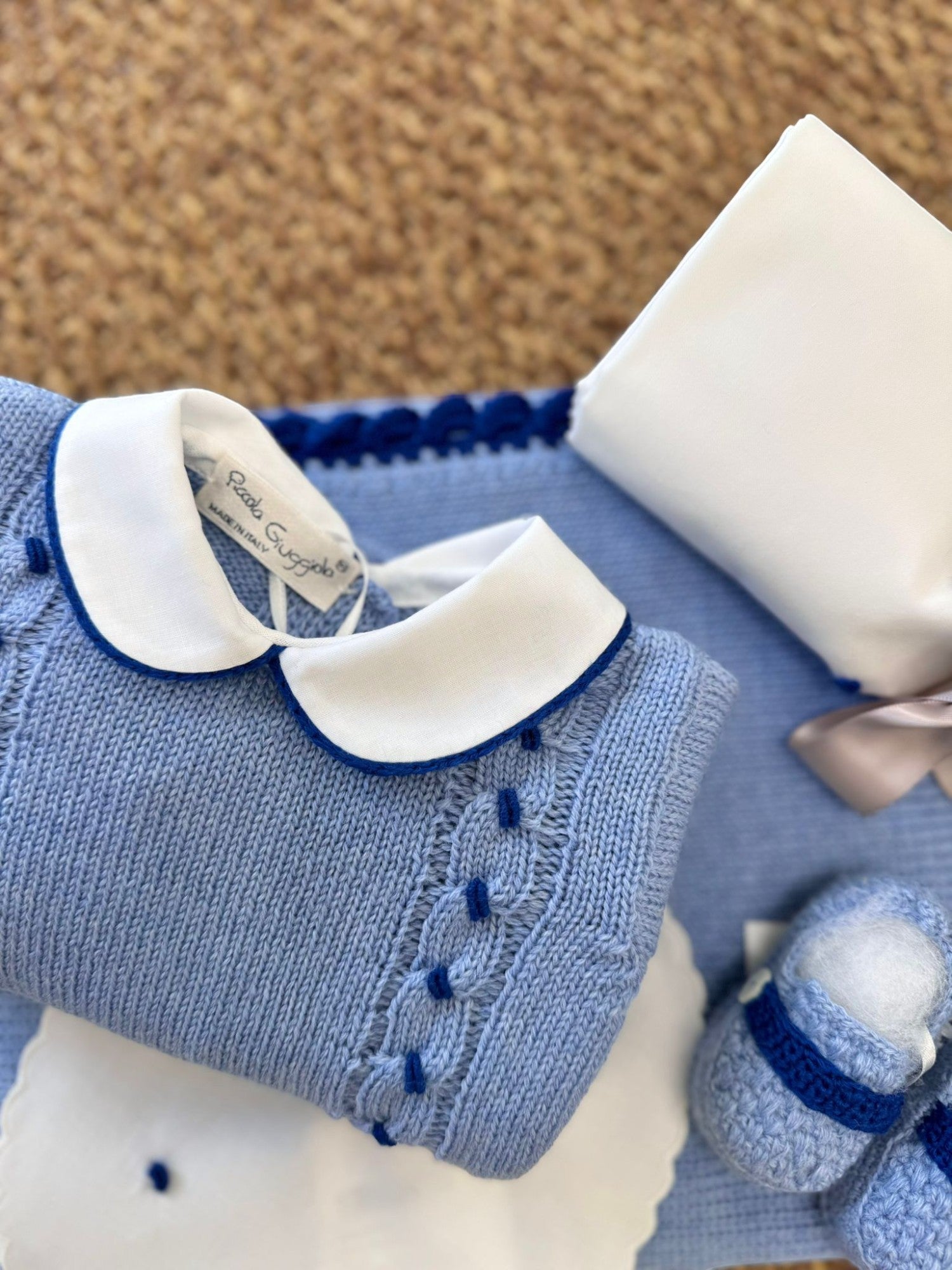 Set coordinato nascita Neonato Cielo BENIAMINO/COOR