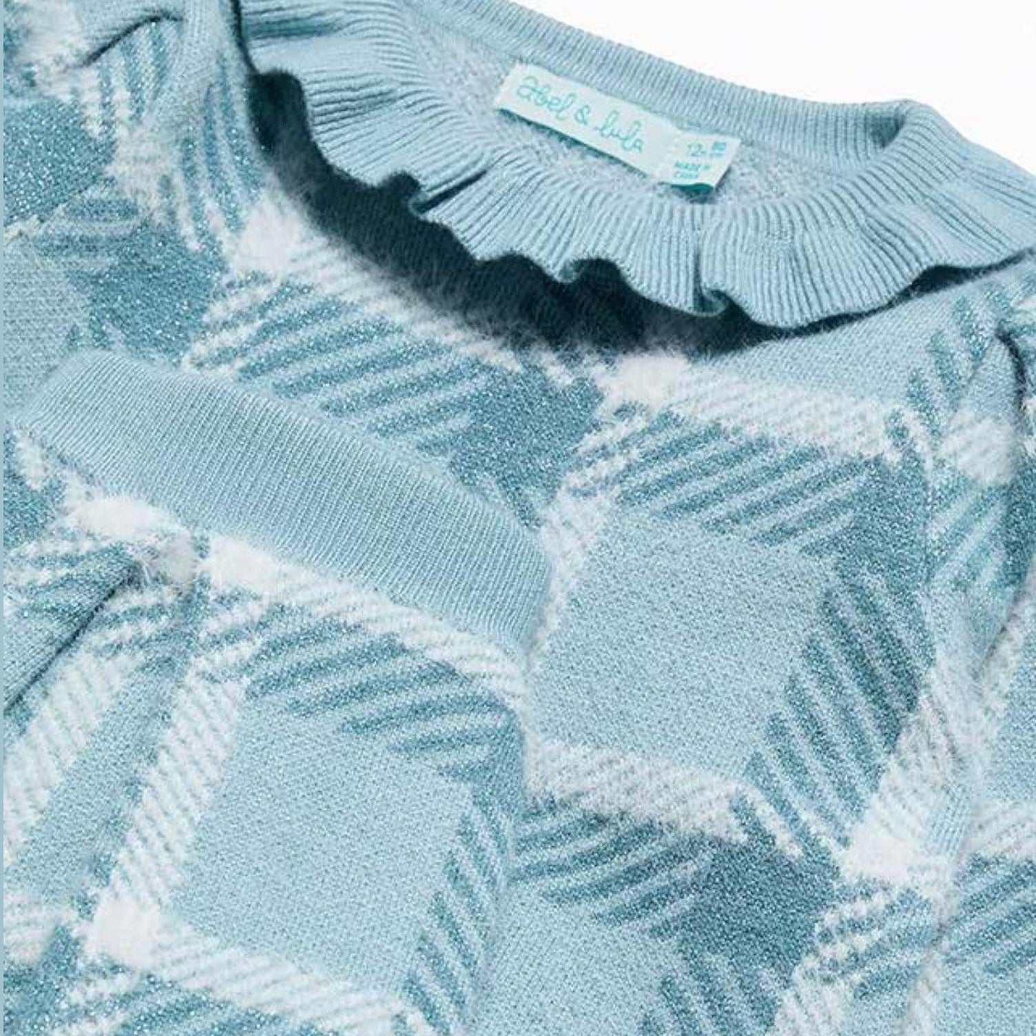 Compl. gonna tricot quadri Bimba Verde 5516/9 -  NANU' BABY