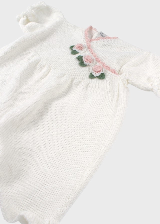 Tutina Pagliacetto Rose Bianco DELIZIA/TP