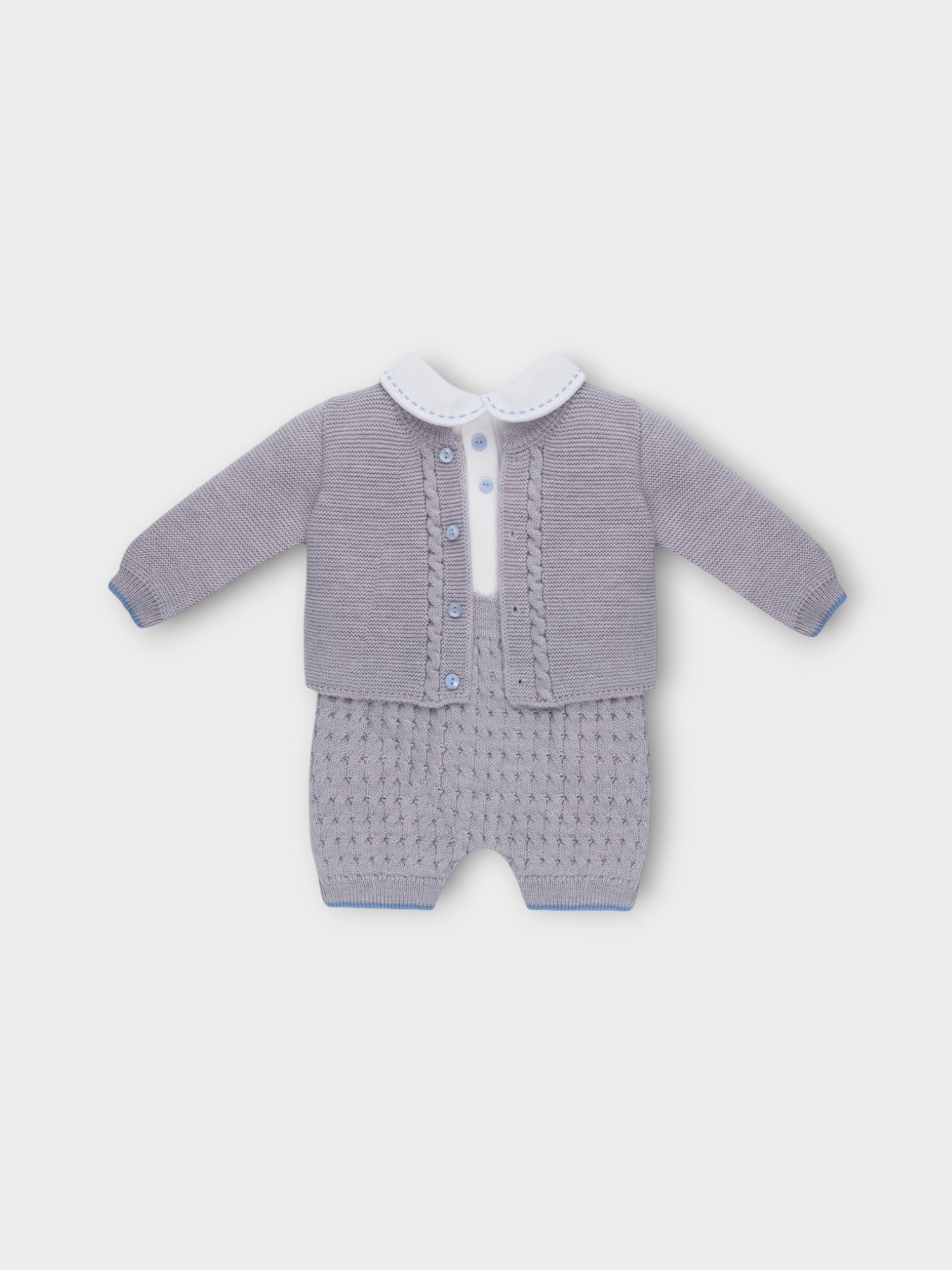Completo nascita Neonato GRIGIO IN6860/G -  NANU' BABY