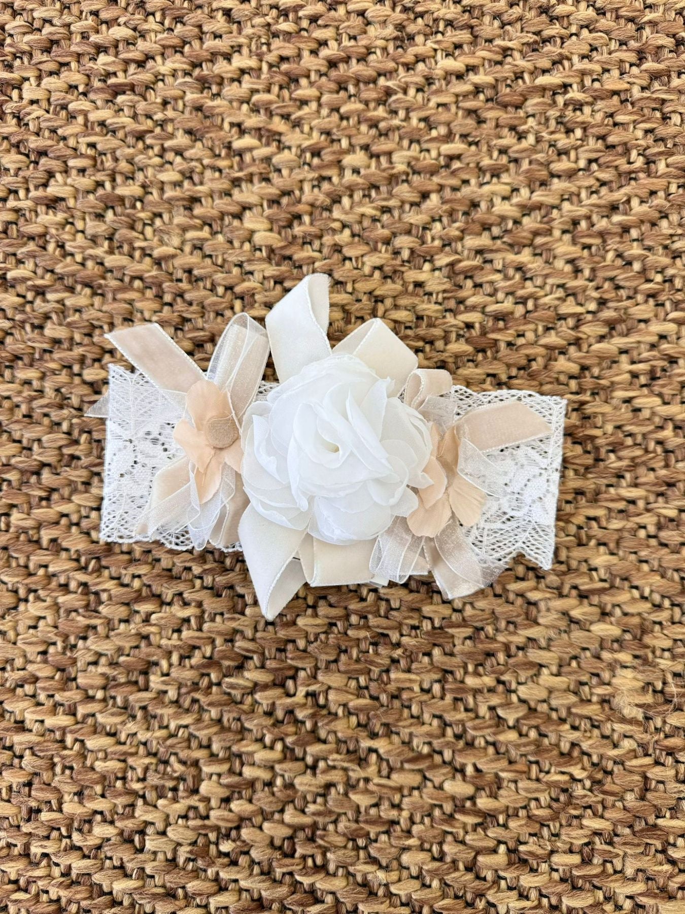 Fascia Cerimonia Flower  VANIGLIA IK329FA -  NANU' BABY