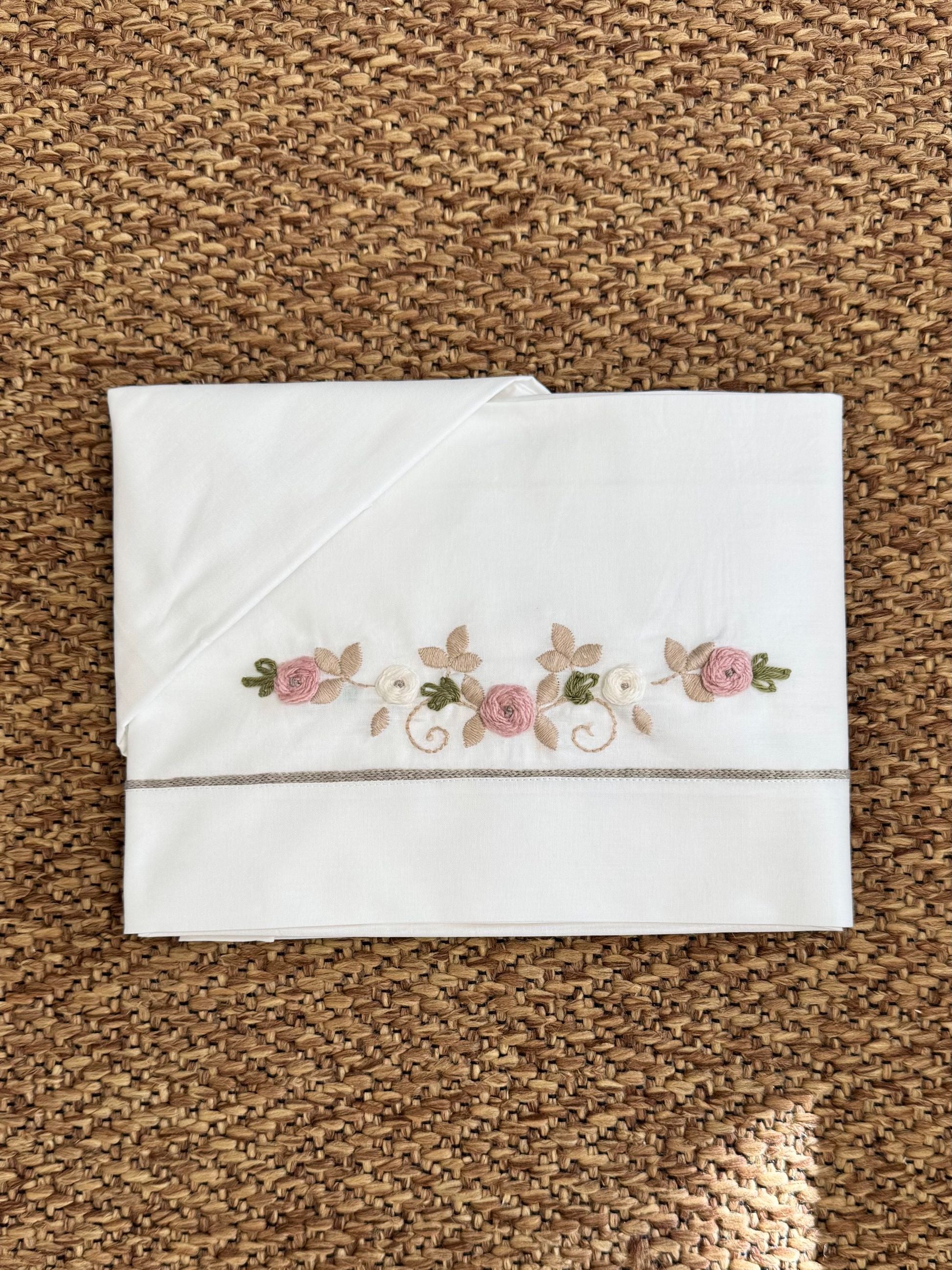 White Baby Fitted Sheet LL1104