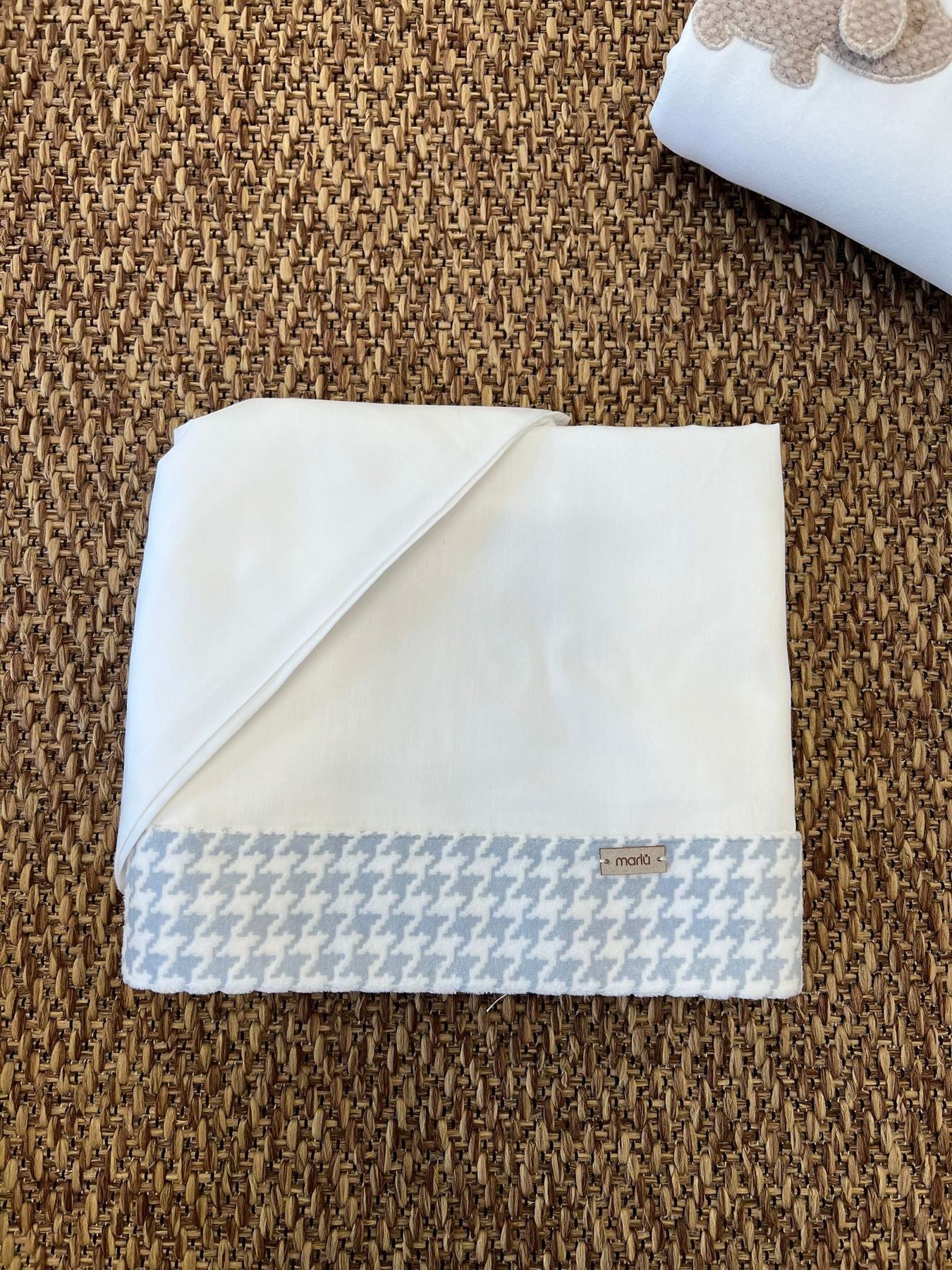 Lenzuolino fantasia Pied de poule cielo Neonato Vaniglia IG73LE