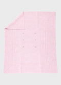 Dove Grey Pink Hearts Blanket EK6380/R