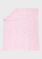 Dove Grey Pink Hearts Blanket EK6380/R