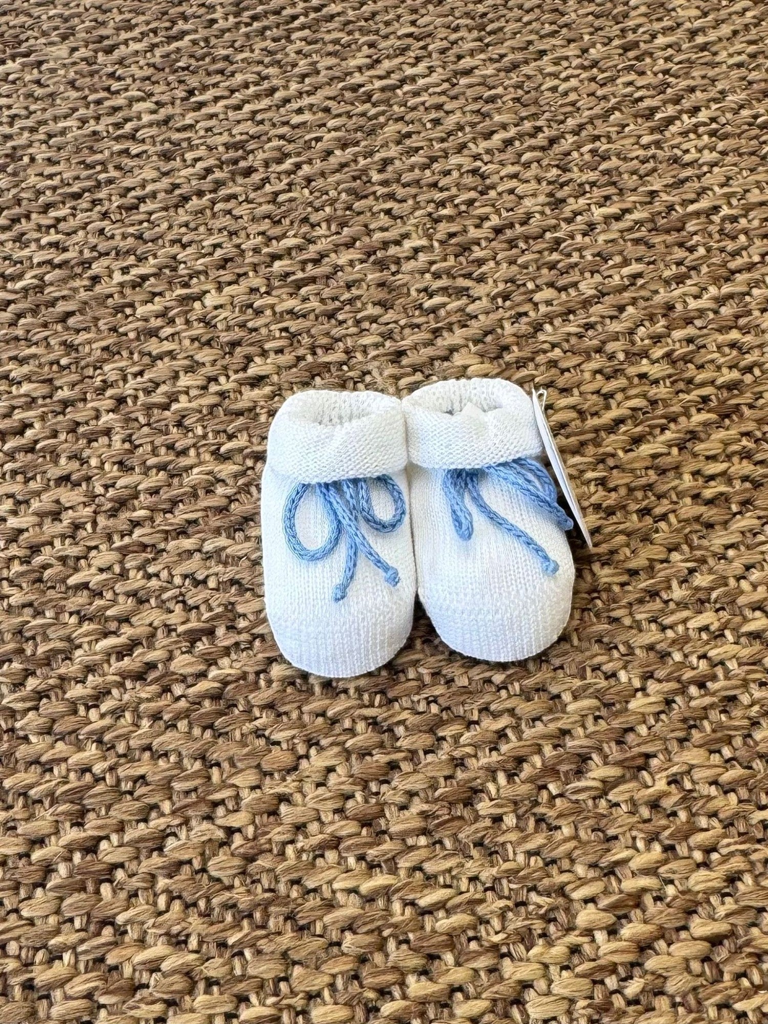 Babbucce Neonato BIANCO INGLESE/752-B