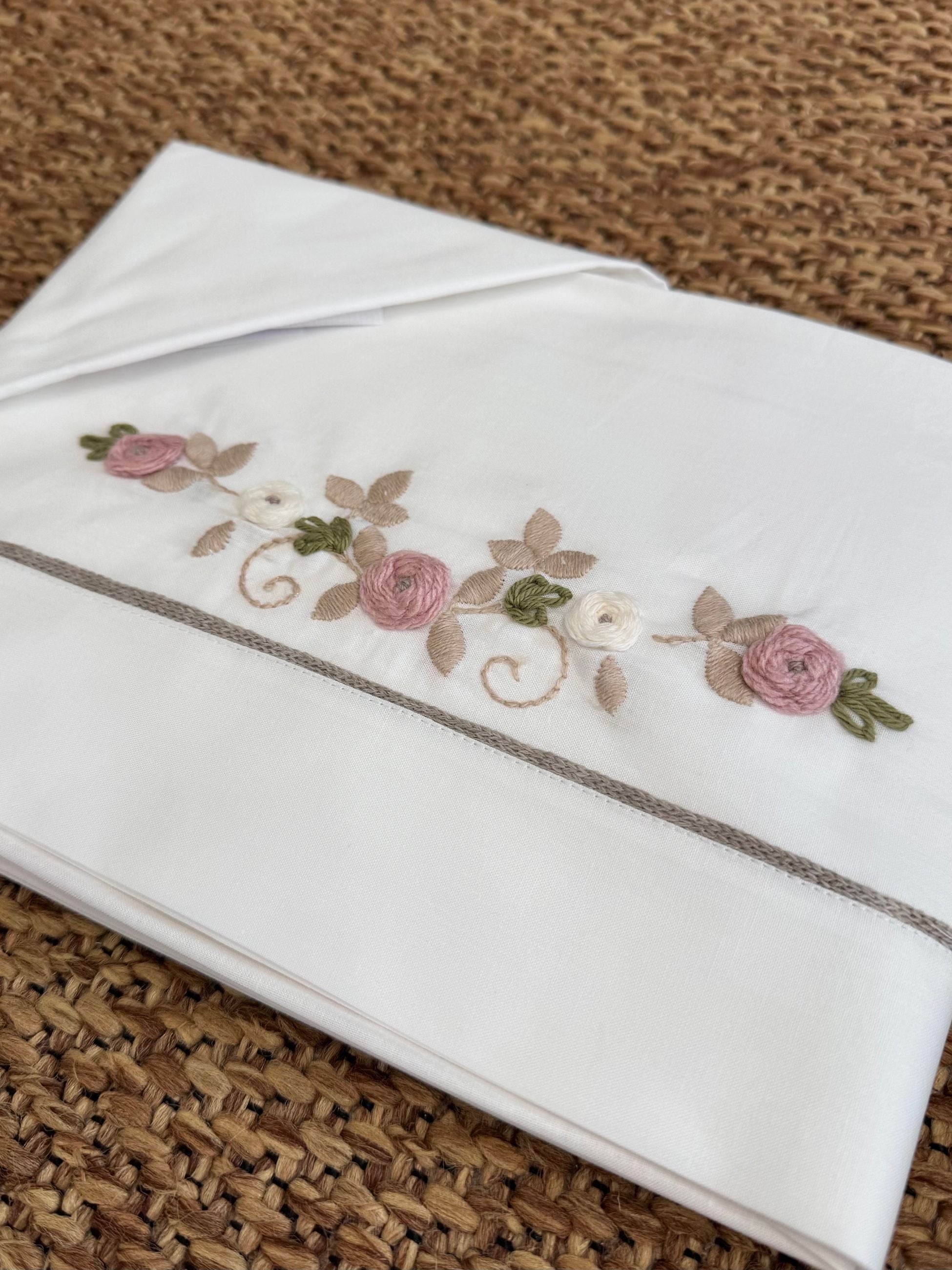 White Baby Fitted Sheet LL1104