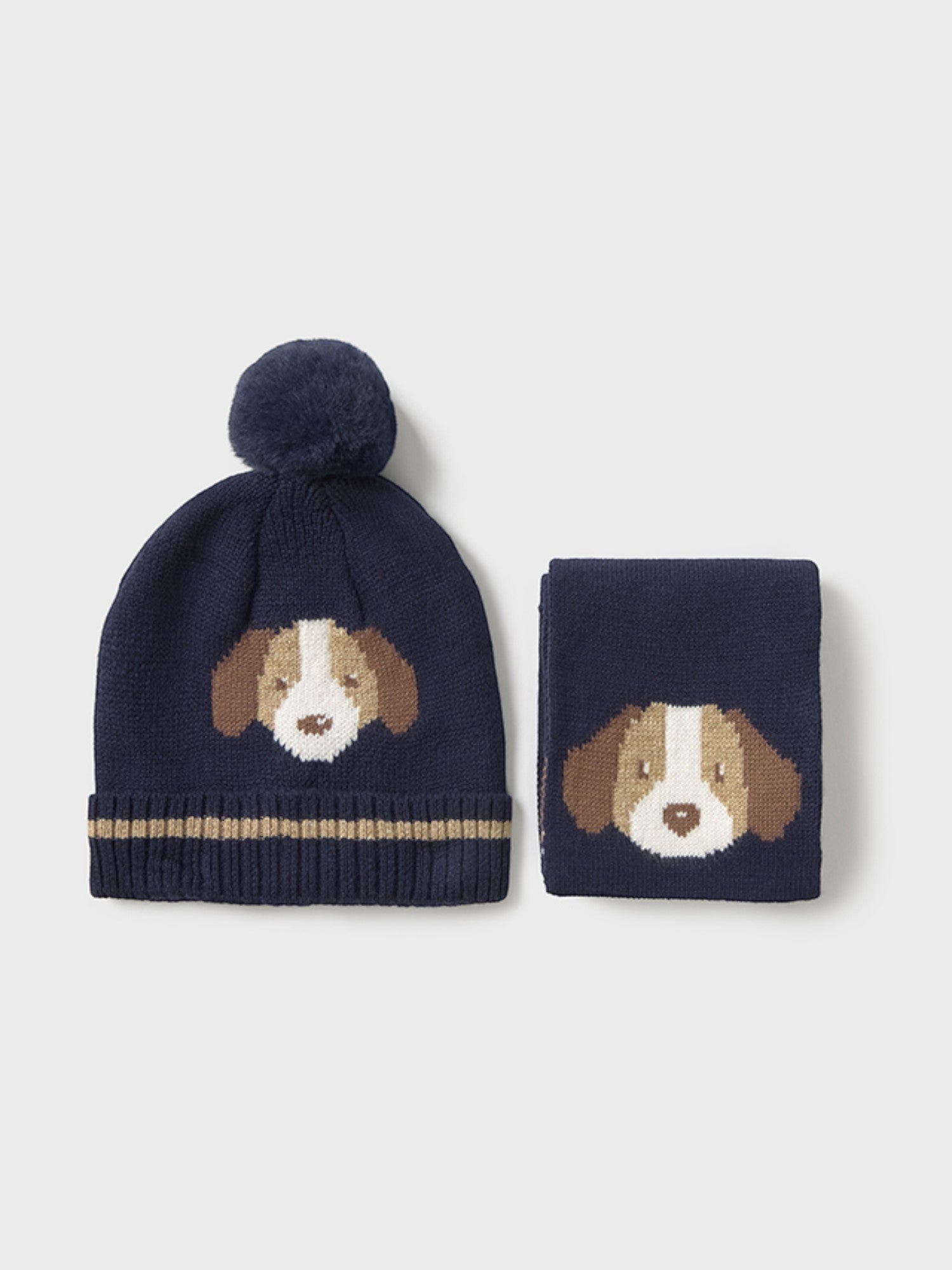 Comp.cappello e sciarpa  Blu 10018/63 -  NANU' BABY