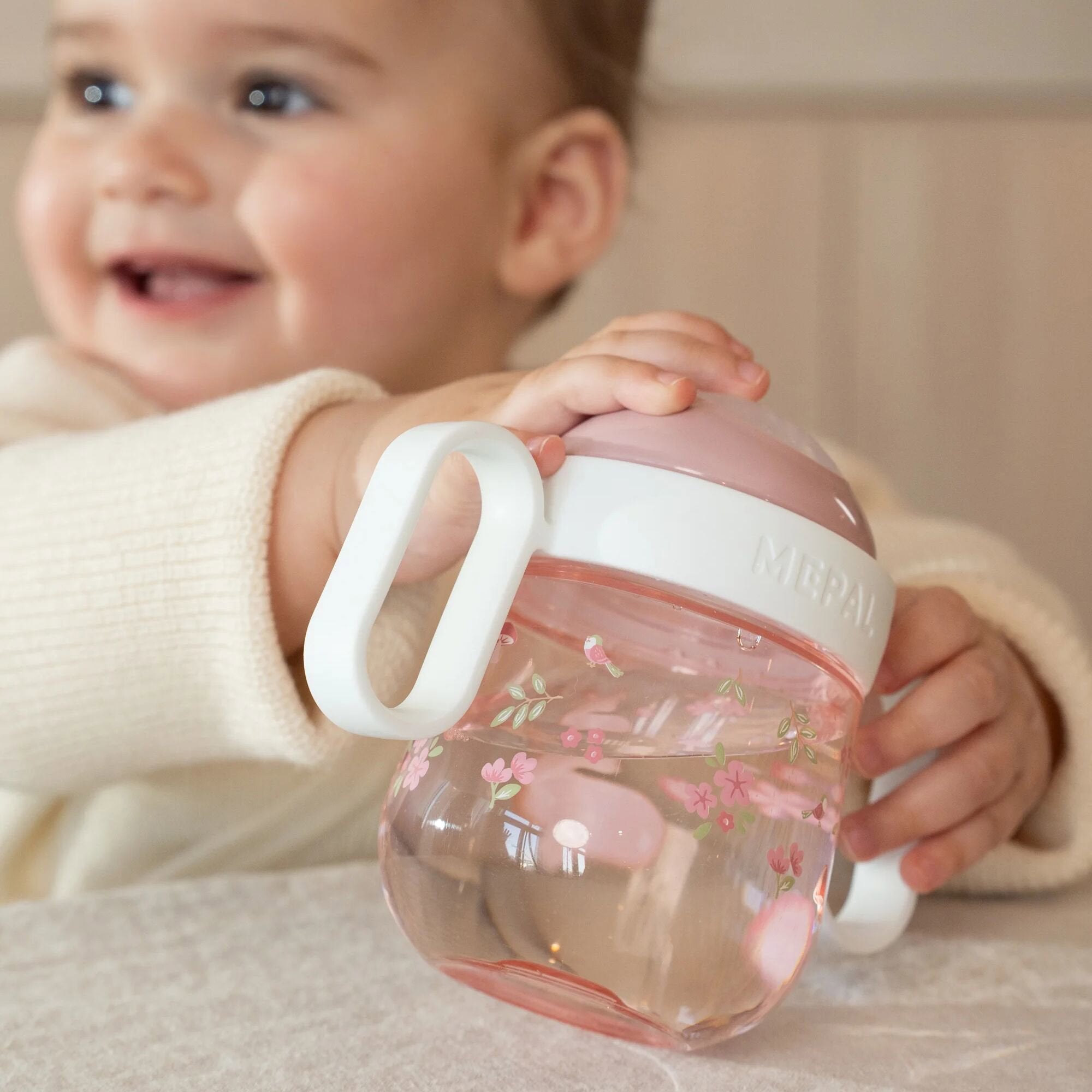 Tazza antigoccia MIO 200 ml  Rosa 108017065406 -  NANU' BABY