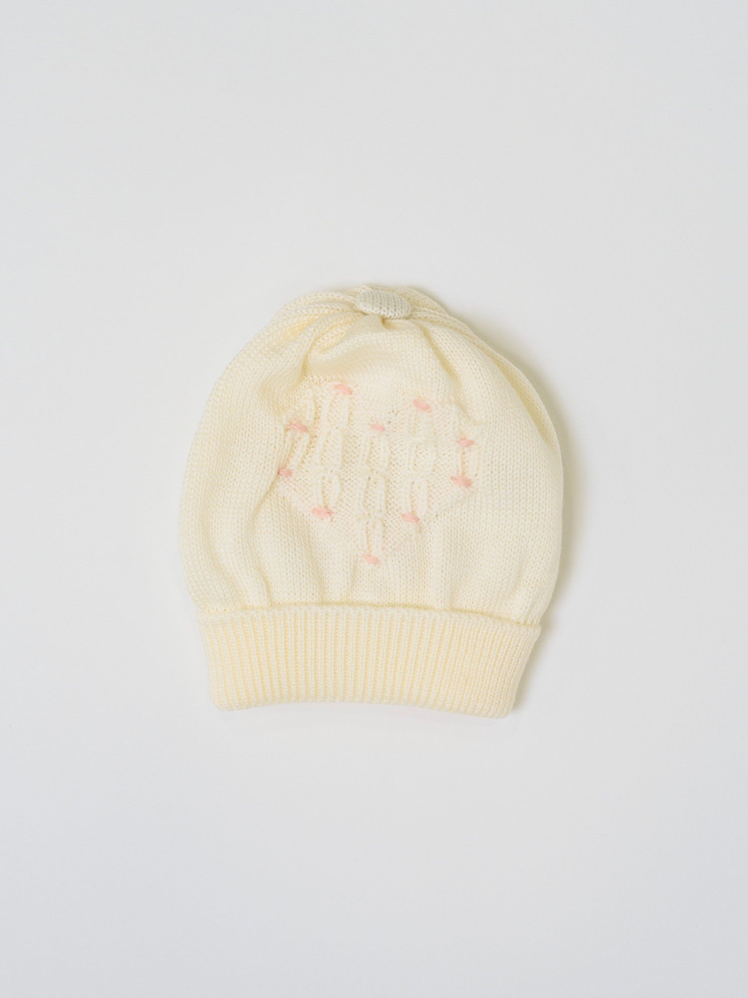 Cuffia Neonata VANIGLIA IN1171BT -  NANU' BABY