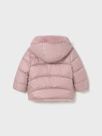 Reversible fur jacket for girls, pink 2435/81
