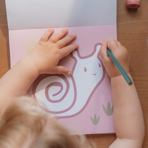 Libro da colorare - Rosa - Giardino delle fate  MULTICOLORE 126145 -  NANU' BABY