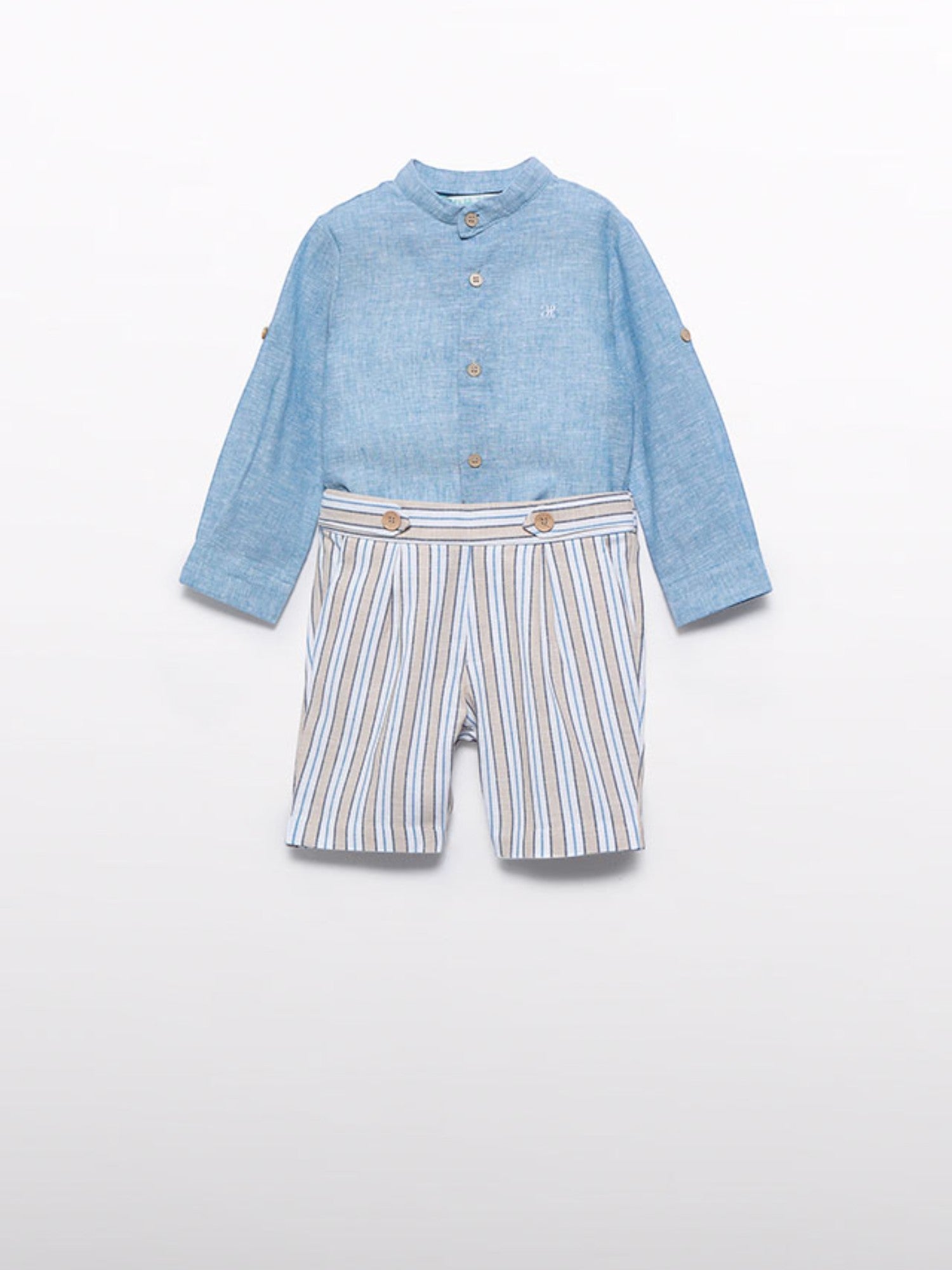 Completo bermuda camicia Bimbo AZZURRO 5203 /1
