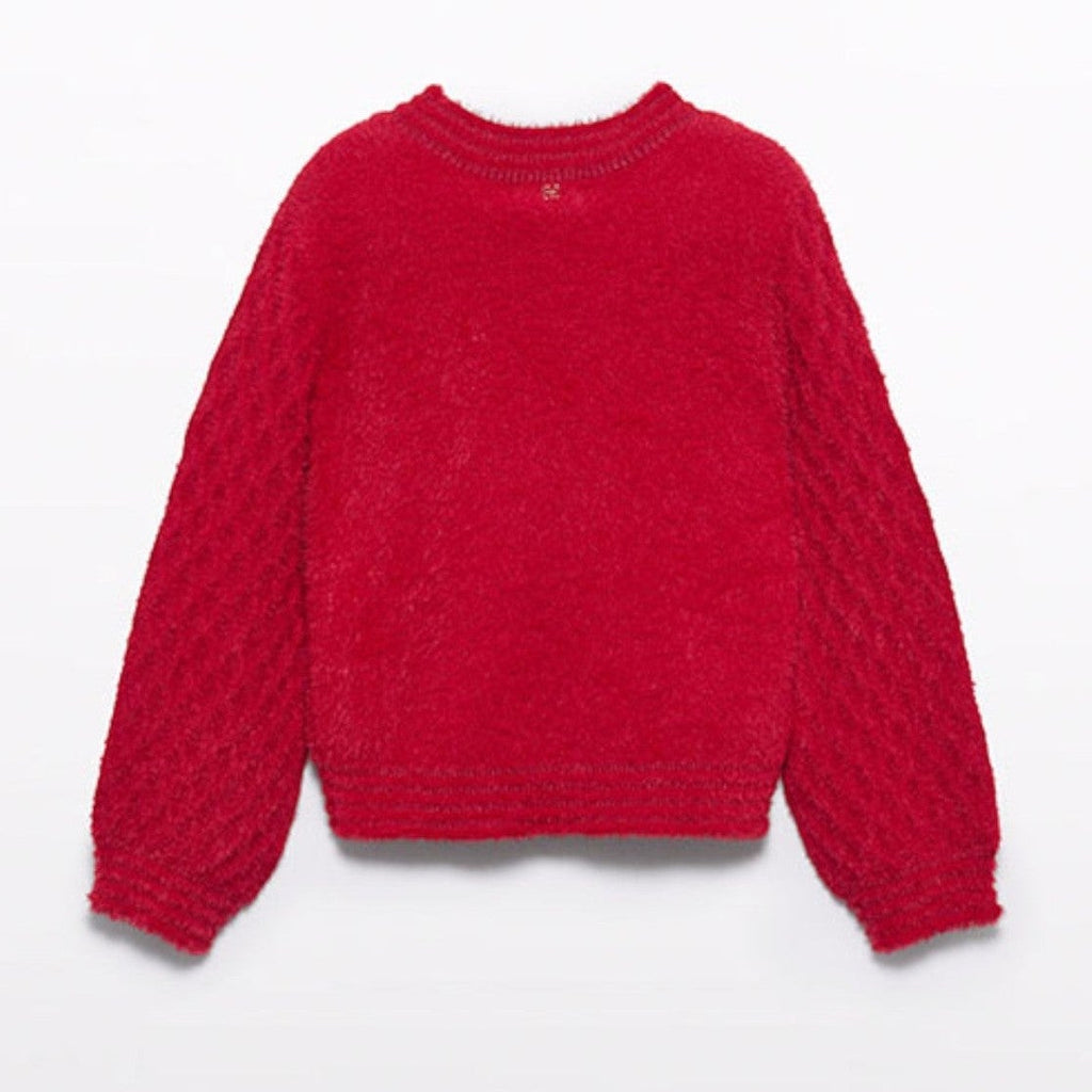 Maglione pelo Bimba Rosso 5827/71 -  NANU' BABY