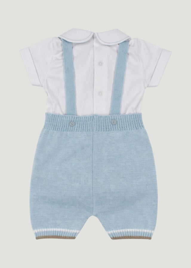 Teddy Collar Dungarees Set EK6730/C